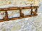 Vintage Wall Mount Coat Rack with Swivel Arms, 1920s, Image 3