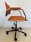 Vintage Orange Office Chair from Kovona, 1980s 8