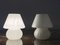 Glass Mushroom Lamps, 1980s, Set of 2 2