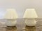 Glass Mushroom Lamps, 1980s, Set of 2 1