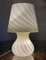 Vintage Glass Mushroom Lamp, 1980s 3