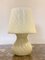 Vintage Glass Mushroom Lamp, 1980s 11
