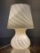 Vintage Glass Mushroom Lamp, 1980s 2
