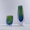 Vases en Verre par Vicke Lindstrand pour Kosta, Suède, 1970s, Set de 2 1