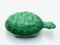 Joyero con forma de tortuga de vidrio de malaquita de Kurt Schlevogt, años 70, Imagen 5