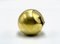 Posacenere sferico in ottone con coperchio ribaltabile, Almazan, Spagna, anni '60, Immagine 1
