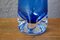 Jarrón vintage azul de cristal de Murano, años 60, Imagen 2