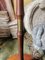 Brass and Rosewood Floor Lamp 7