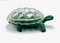 Malachite Glass Tortoise Container by Curt Schlevogt, 1960s 1