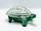 Recipiente en forma de tortuga de vidrio con malaquita de Curt Schlevogt, años 60, Imagen 3