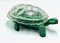 Recipiente en forma de tortuga de vidrio con malaquita de Curt Schlevogt, años 60, Imagen 2