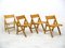 Vintage Folding Chairs from Ikea, 1970s, Set of 4, Image 10