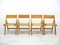 Vintage Folding Chairs from Ikea, 1970s, Set of 4 1