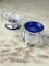Bohemia Crystal and Sterling Silver Ashtrays, 1980s, Set of 2 7