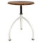 Vintage Industrial Adjustable Tripod Stool, 1950s 1