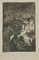 Charles Amand Durand después de Rembrandt, El descanso de la Huida a Egipto, grabado, del siglo XIX., Imagen 1