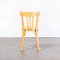 French Blonde Tri Back Bentwood Dining Chairs from Baumann, 1950s, Set of 6 9