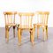 Blonde Bentwood Dining Chairs attributed to Marcel Breuer for Luterma, 1950s, Set of 3 3