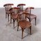 Dark Oak Bistro Chairs from Baumann, 1960s, Set of 5 1