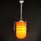 Space Age Lounge Ceiling Lamp with Orange Glass, 1970s, Image 8