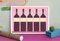 Gio Bellagio, The Wine Cabinet Bottles Display, 2023, Acryl auf Aquarellpapier 5