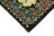 Tapis Kilim Noir Vintage, Moldavie 4