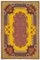 Roter Vintage Kelim Teppich aus Moldawien 1