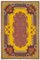 Tapis Kilim Vintage Rouge Moldave 1