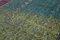 Türkischer Fuchsia Überfärbter Teppich 5