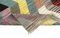 Tappeto vintage multicolore in cotone e lana, Immagine 6