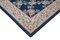 Tappeto Kilim Needlepoint blu, anni '90, Immagine 4