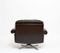 Swiss Leather Swivel Chair Model DS 31 by De Sede, 1970s 6