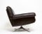 Swiss Leather Swivel Chair Model DS 31 by De Sede, 1970s 2