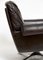 Swiss Leather Swivel Chair Model DS 31 by De Sede, 1970s 9