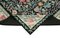 Black Needlepoint Kilim Rug, 1990s 6