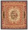 Tapis Kilim Aubusson Rouge, Europe, 1990s 1