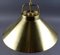 Lampada a sospensione P 295 regolabile in ottone di Frits Schlegel per Lyfa, Danimarca, anni '60, Immagine 4