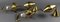Adjustable Danish P 295 Brass Pendant by Frits Schlegel for Lyfa, 1960s, Image 6