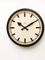 Large Vintage Industrial Station Wall Clock from Siemens 1
