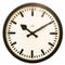 Large Vintage Industrial Station Wall Clock from Siemens, Image 2
