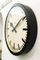 Large Vintage Industrial Station Wall Clock from Siemens 9