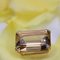 18 Karat Yellow Gold Brooch Pendant with Emerald-Cut Citrine, 1960s 16