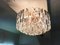 Large Palazzo Flush Mount Ice Glass Chandelier from J. T. Kalmar, 1970s 9