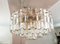 Large Palazzo Flush Mount Ice Glass Chandelier from J. T. Kalmar, 1970s 1