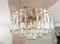 Large Palazzo Flush Mount Ice Glass Chandelier from J. T. Kalmar, 1970s, Image 1