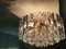 Large Palazzo Flush Mount Ice Glass Chandelier from J. T. Kalmar, 1970s 10
