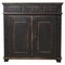 Antique Swedish Black Country House Sideboard 1