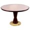 Tavolo da pranzo o tavolo centrale Art Deco Pink Top attribuito. A Osvaldo Borsani attribuito a Osvaldo Borsani, 1940, Immagine 1