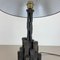Lámpara de mesa brutalista escultural de hierro fundido de Lothar Klute, Alemania, años 70, Imagen 2