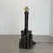 Lámpara de mesa brutalista escultural de hierro fundido de Lothar Klute, Alemania, años 70, Imagen 4